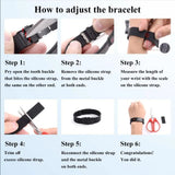 Personalized Medical ID Bracelet Stainless Steel Silicone Sport Alert Bracelet