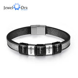 Personalized Mixed Bead Engrave Name Bracelet for Men