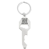 Multi-function Keychain Opener Wrench Screwdriver Keychain
