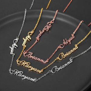 Custom Stainless Steel Name Pendant Necklace Chain Gift for Women