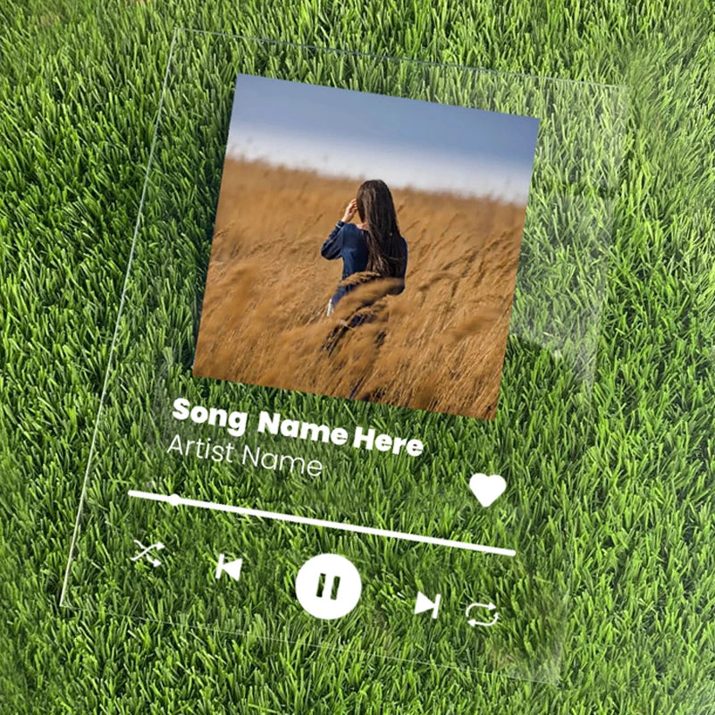 Personalized Music Plaque with Favourite Song Album Cover - Christmas Gift
