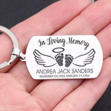 Memory Keychain Stainless Steel 3-Color Gift