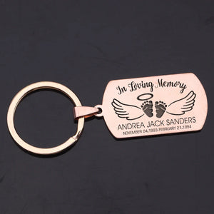 Memory Keychain Stainless Steel 3-Color Gift