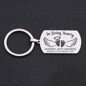 Memory Keychain Stainless Steel 3-Color Gift
