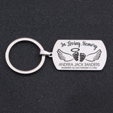 Memory Keychain Stainless Steel 3-Color Gift