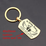 Memory Keychain Stainless Steel 3-Color Gift