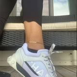 Personalized Stainless Steel Name Anklet Foot Bracelet
