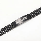 Stainless Steel Gun Titanium Bracelet Jewelry