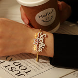 Personalized Heart Nameplate Cuban Chain Bracelet
