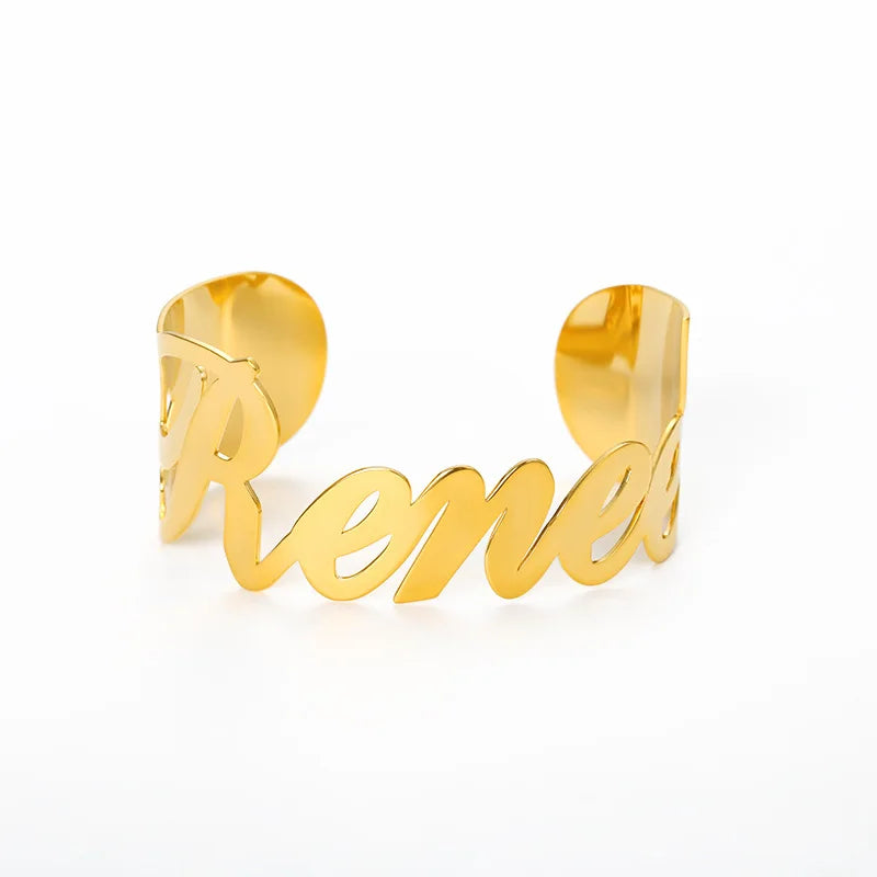 Stainless Steel Gold-plated Bracelet Hip-hop Punk Jewelry