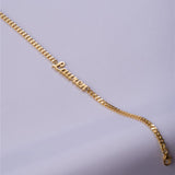 Custom Name Bracelet Cuban Chain Stainless Steel Personalized