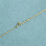 Women's Stainless Steel Name Bracelet - Personalized Cable Chain