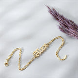 Personalized Name Chain Bracelet Stainless Steel Women's Jewelry