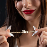 Personalized Name Chain Bracelet Stainless Steel Women's Jewelry