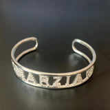 Personalized Nameplate Bracelet Cuff for Women