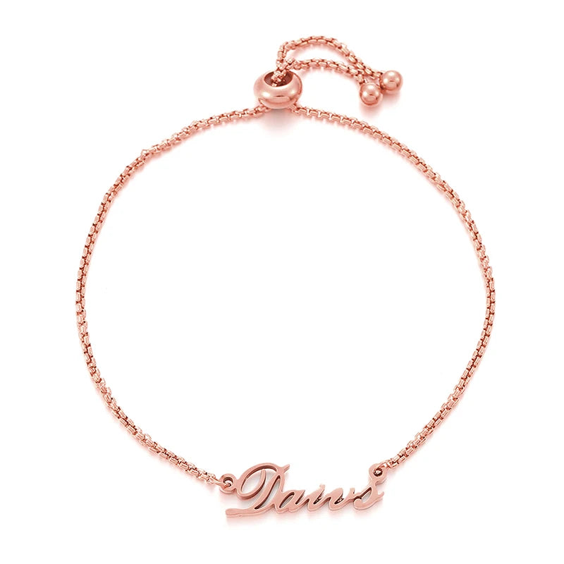 Personalized Name Bracelet Stainless Steel Women Bracelet
