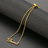 Personalized Name Bracelet Stainless Steel Women Bracelet