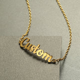 Arabic Letter Name Bracelet Women Kids Silver Stainless Steel Adjustable