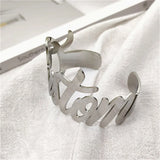 Personalized Stainless Steel Name Bracelet for Men and Women