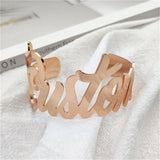 Personalized Stainless Steel Name Bracelet for Men and Women