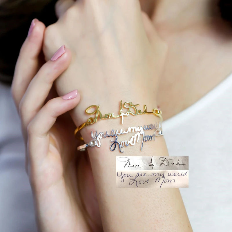 Personalized Name Bracelet for Women Stainless Steel Jewelry