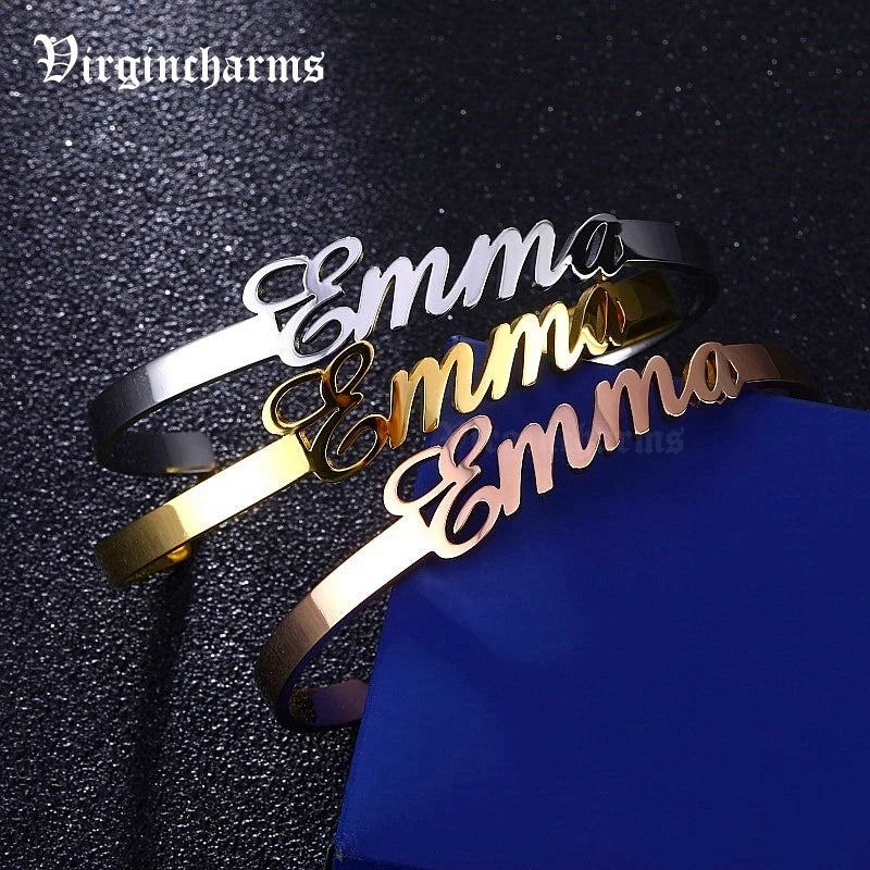 Personalized Name Bracelets - Stainless Steel Bracelet