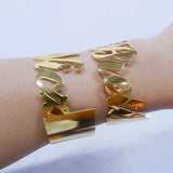 Personalized Name Bracelets for Women Stainless Steel Silver