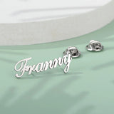 Personalized Initial Letters Brooch Pins, Wedding Bridesmaid Jewelry