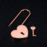 Concentric Lock Key Couple Keychain Set