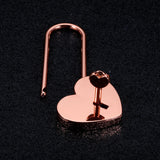 Concentric Lock Key Couple Keychain Set