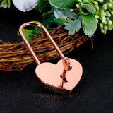 Concentric Lock Key Couple Keychain Set