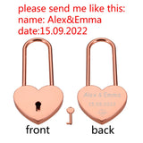 Concentric Lock Key Couple Keychain Set