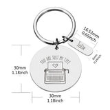 Personalized Lover's Name Couple Keychain Valentine Gift Love Keychain