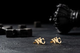 Personalized Name Cufflinks - Groom Wedding Gift - Initials Cuff Links