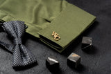 Personalized Name Cufflinks - Groom Wedding Gift - Initials Cuff Links