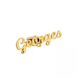 Personalized Stainless Steel Name Cufflinks for Women/Christmas Gift