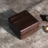 Polynant Wood Jewelry Storage Case Men's Women's Wedding Box