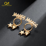 Star Heart Earrings Stainless Steel Jewelry For Women