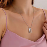 Name Engraved Necklace Fashion Men's Jewelry Steel Shape Sweater