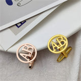 Men's Stainless Steel Cufflinks High Round French Shirt Cuffs Links