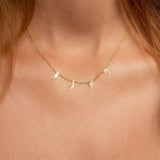 Name Letters Chain Necklace Stainless Steel Pendant Necklaces Couple Chain