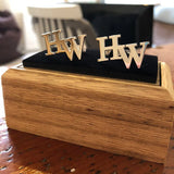 Name Logo Cufflinks Men's Shirt Cuff Buttons Wedding Jewelry