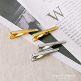 Personalized Engraved Men's Tie Clip Cufflinks Set