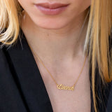 Personalized Name Necklace - Sliver Chain Stainless Steel Jewelry Pendants