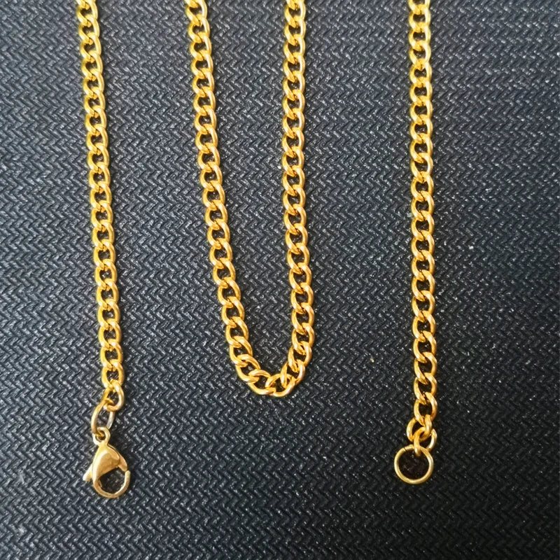 Personalized Nameplate Necklace Stainless Steel Zircon Pendant