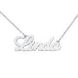 Personalized Stainless Steel Letter Diamond Name Necklace