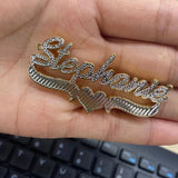 Double Layer Custom Name Necklace Women 18K Plated Choker