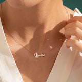 Personalized Stainless Steel Nameplate Pendant Necklace