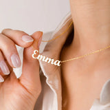 Personalized Stainless Steel Nameplate Pendant Necklace