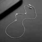 Personalised Initial Necklace Stainless Steel Name Plate Pendant Necklace